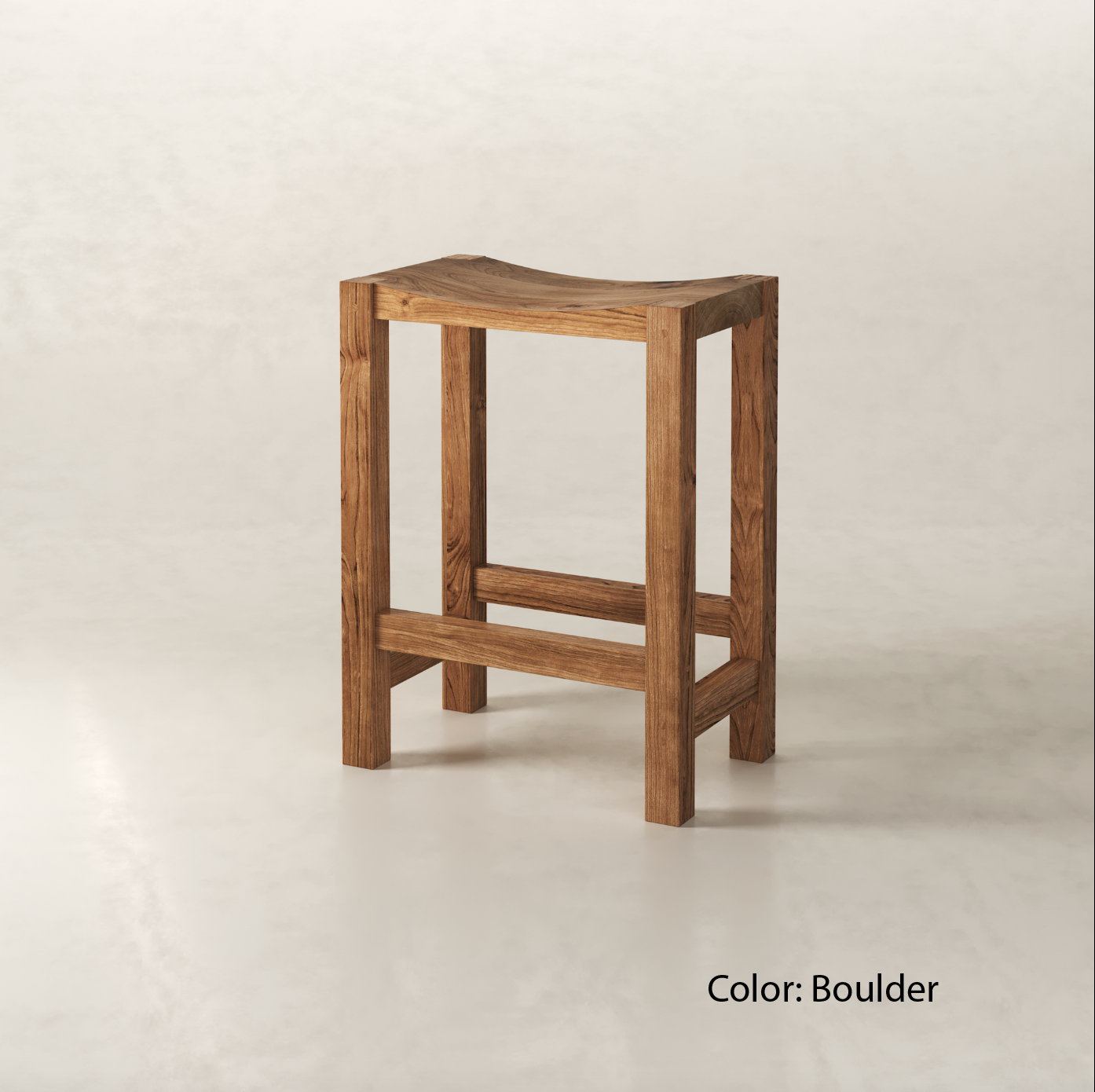 Dearborn Saddle Seat Barstool