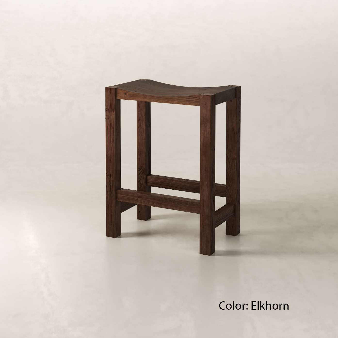 Dearborn Saddle Seat Barstool