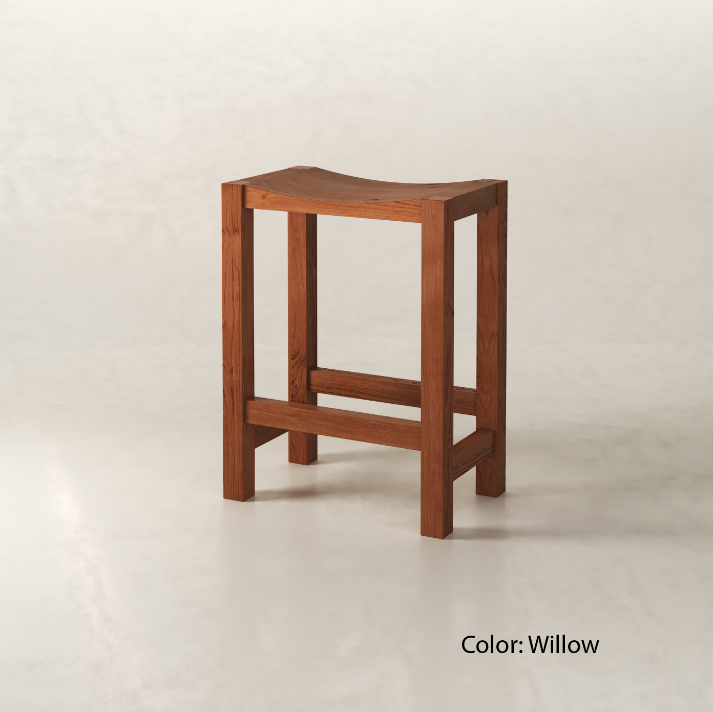 Dearborn Saddle Seat Barstool