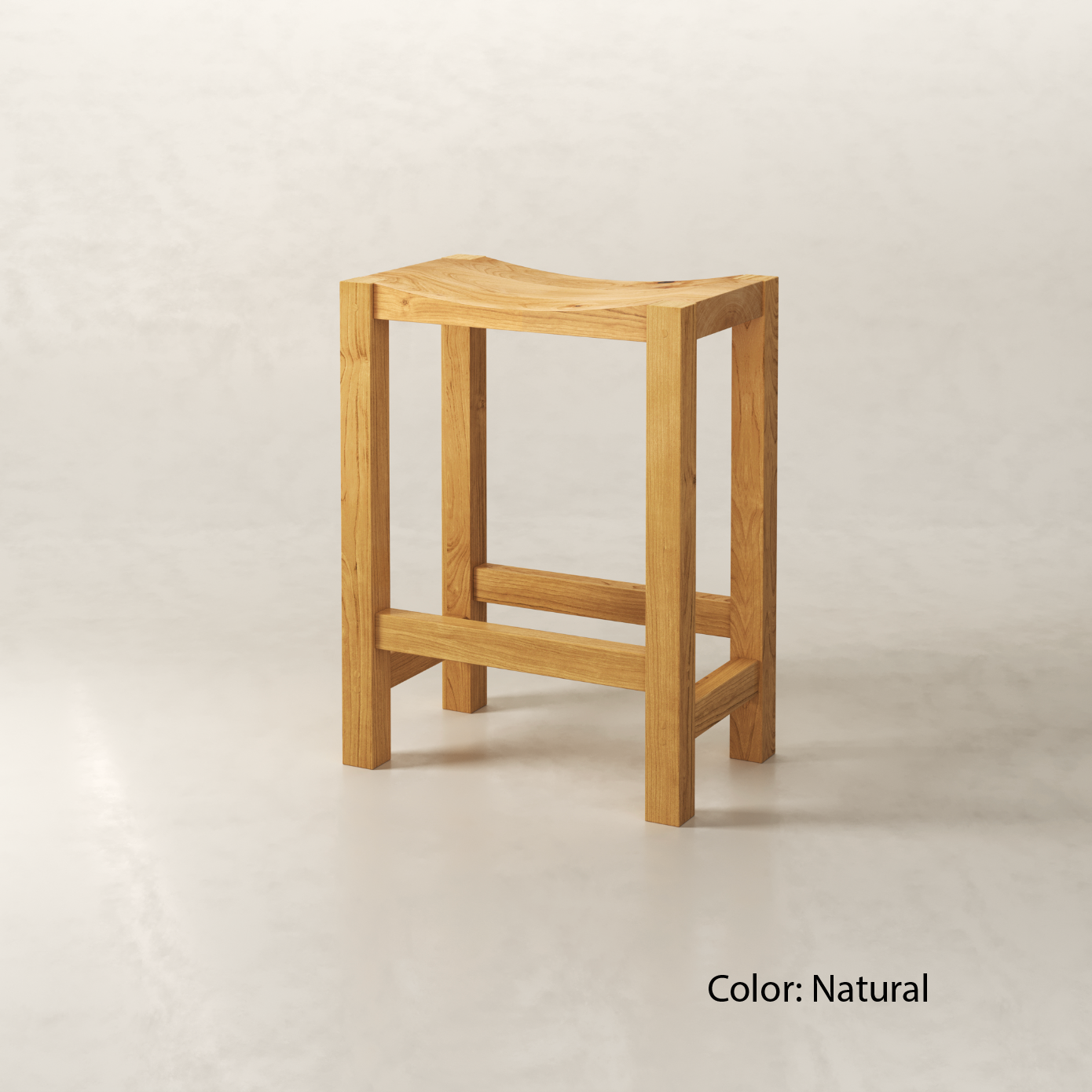 Dearborn Saddle Seat Barstool